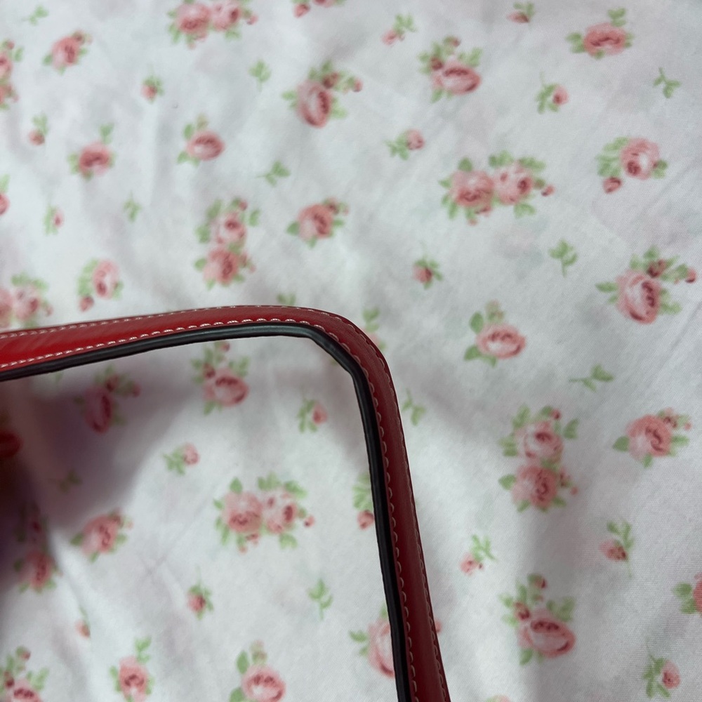 Coach Mini Jamie Camera Pink Cherry Crossbody Bag - Picture 9 of 13